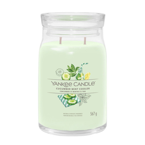 YANKEE CANDLE CANDELA CUCUMBER GRANDE