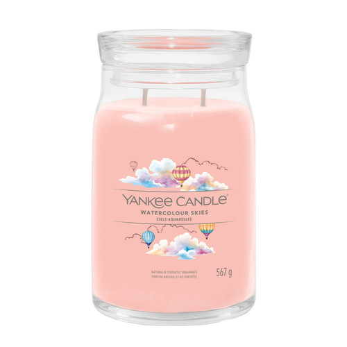 YANKEE CANDLE CANDELA WATERCOLOUR SKIES GRANDE