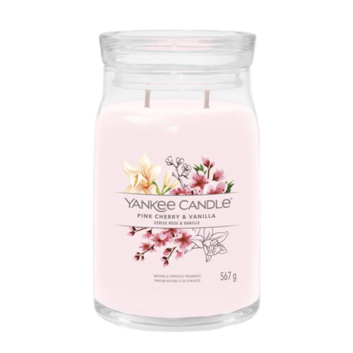 YANKEE CANDLE CANDELA GRANDE PINK CHERRY VANILLA