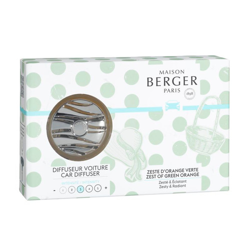 MAISON BERGER DIFFUSORE AUTO BASE HONEY COMB CROMO - PROFUMO DI CASA