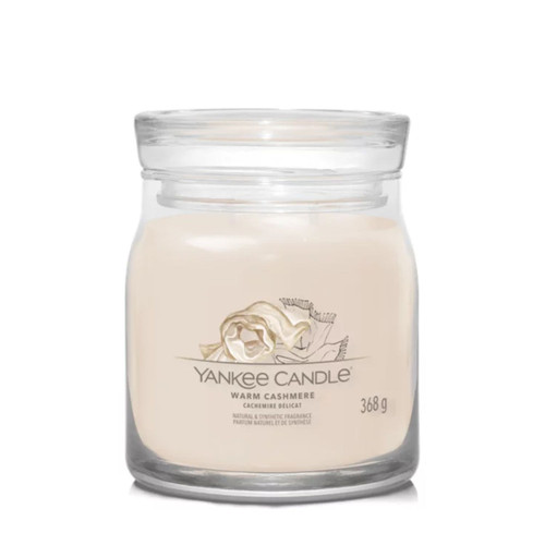 YANKEE CANDLE CANDELA MEDIA WARM CASHMERE