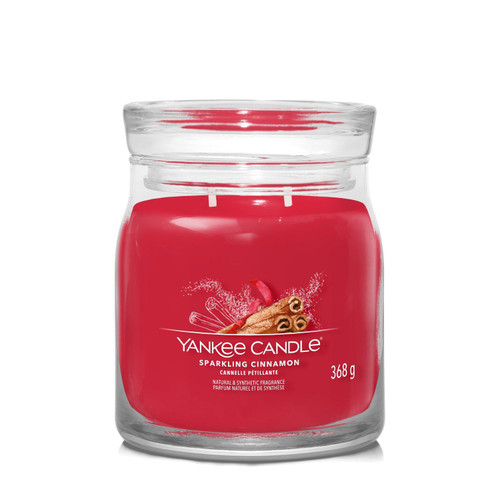 YANKEE CANDLE CANDELA MEDIA  SPARKLING CINNAMON