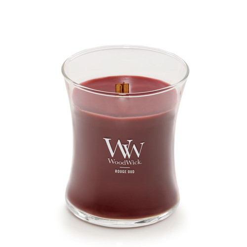 WOODWICK CANDELA MEDIA ROUGE OUD