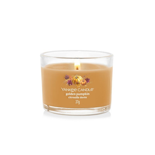 YANKEE CANDLE CANDELA VETRO VOTIVE GOLDEN PUMPKIN
