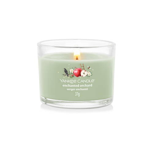 YANKEE CANDLE CANDELA VETRO VOTIVE ENCHANTED ORCHARD