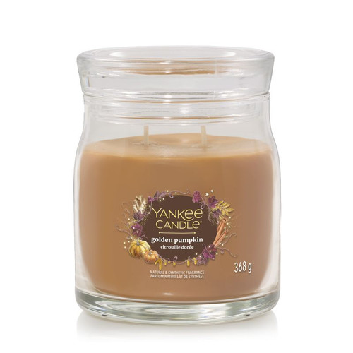 YANKEE CANDLE CANDELA MEDIA GOLDEN PUMPKIN