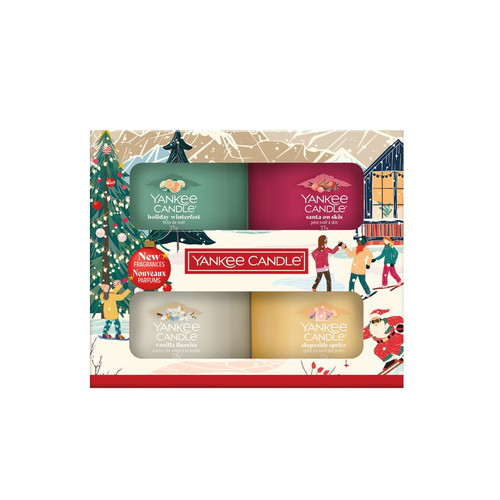 set,candele,4,mini,filled,nuovi,profumi,natale.