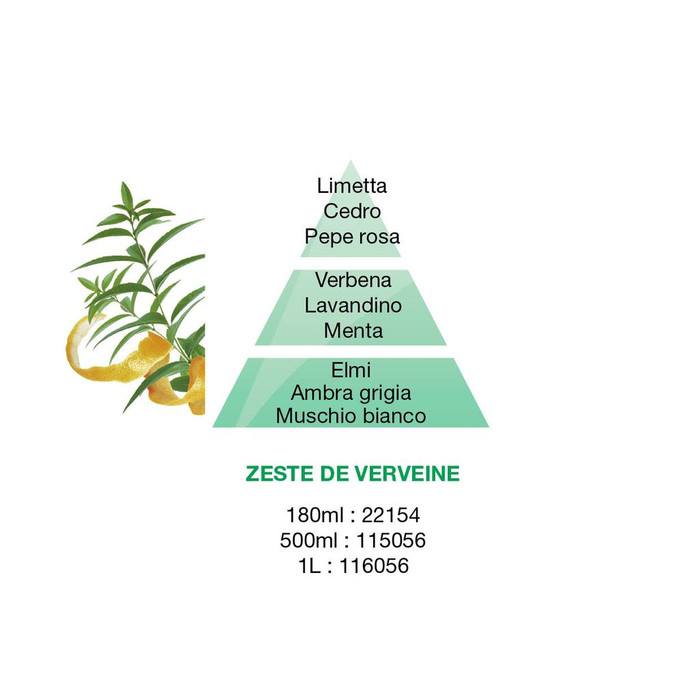 MAISON BERGER RICARICA LAMPADA 1 LITRO ZESTE DE VERVEINE