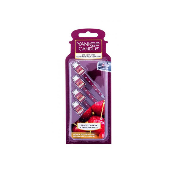 YANKEE CANDLE CAR JAR VENT STICK BLACK CHERRY