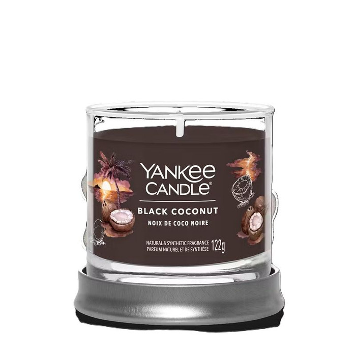 YANKEE CANDLE CANDELA TUMBLER BLACK COCONUT
