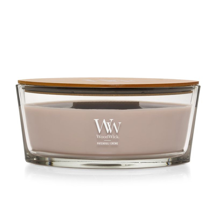 WOODWICK CANDELA ELLIPSE PATCHOULI CREME