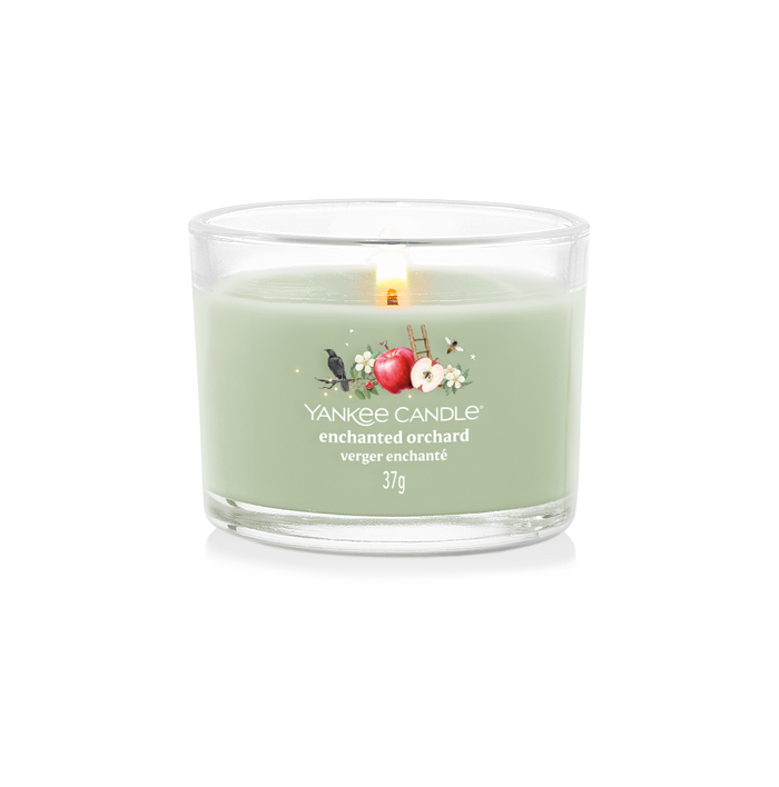 YANKEE CANDLE CANDELA VETRO VOTIVE ENCHANTED ORCHARD