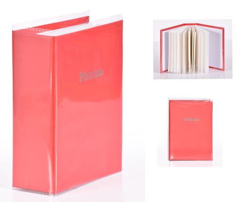 6'' x 4'' Slipin Photo Album Holds 120 Photos Photography Storage - RED 6'' x 4'' Slipin Photo Album Holds 120 Photos Photography Storage - RED