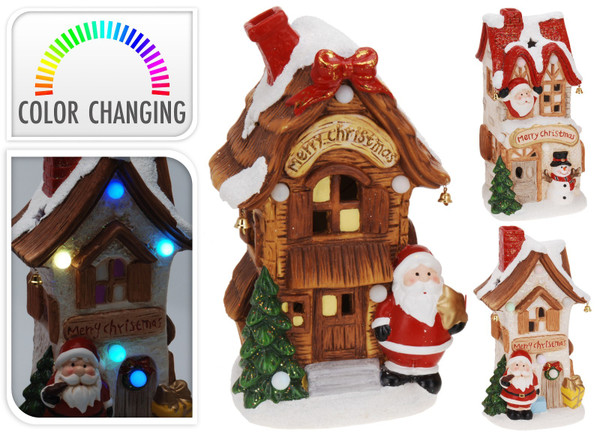 Large Christmas Light Up House Colour Changing LED Lights Christmas Decoration