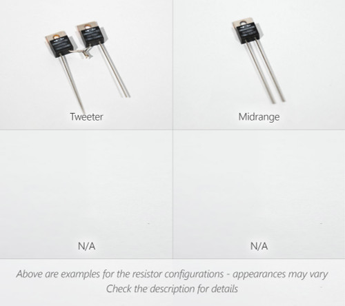 Resistors for the WATCH Center Channel Series 2