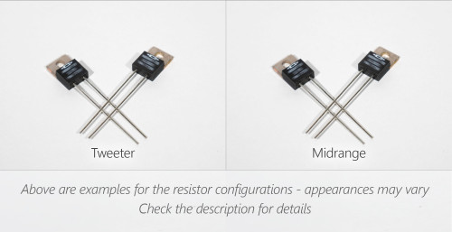 Resistors for the Polaris Loudspeaker - appearances may vary