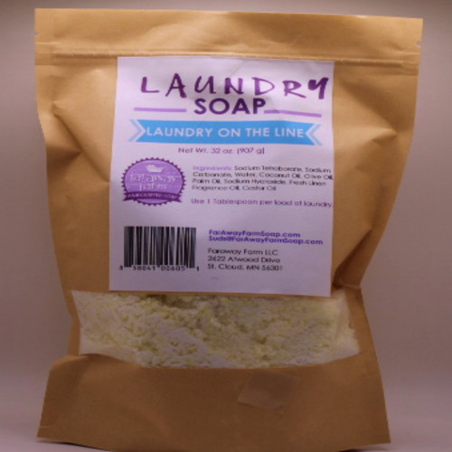 Faraway Farm Laundry on the Line Laundry Soap packaged
