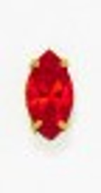 10.50 x 5.00mm Garnet single stone navette: Purchase by the piece.