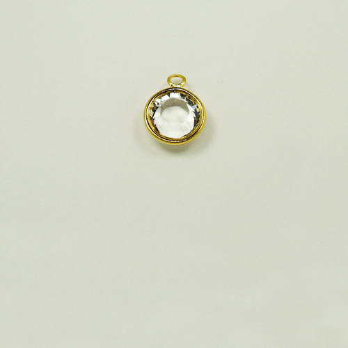 CR39/R-CR; 1 ring, chanel setting with 39SS (8.41mm) Crystal chanel rhinestone - 12 pieces per package