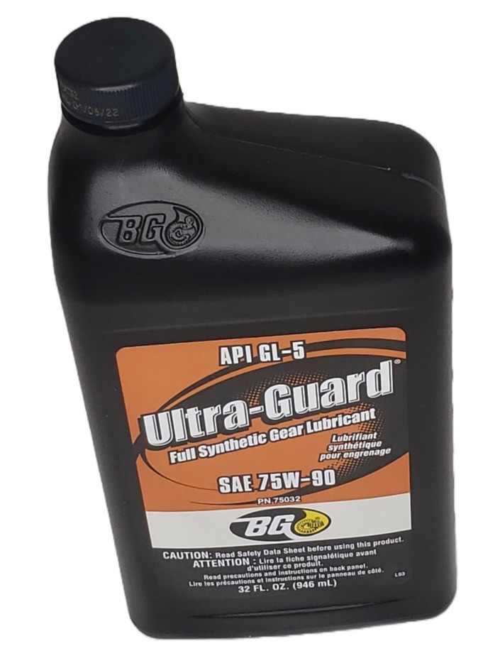 BG Ultra-Guard Full Synthetic Gear Oil - Small Car Performance