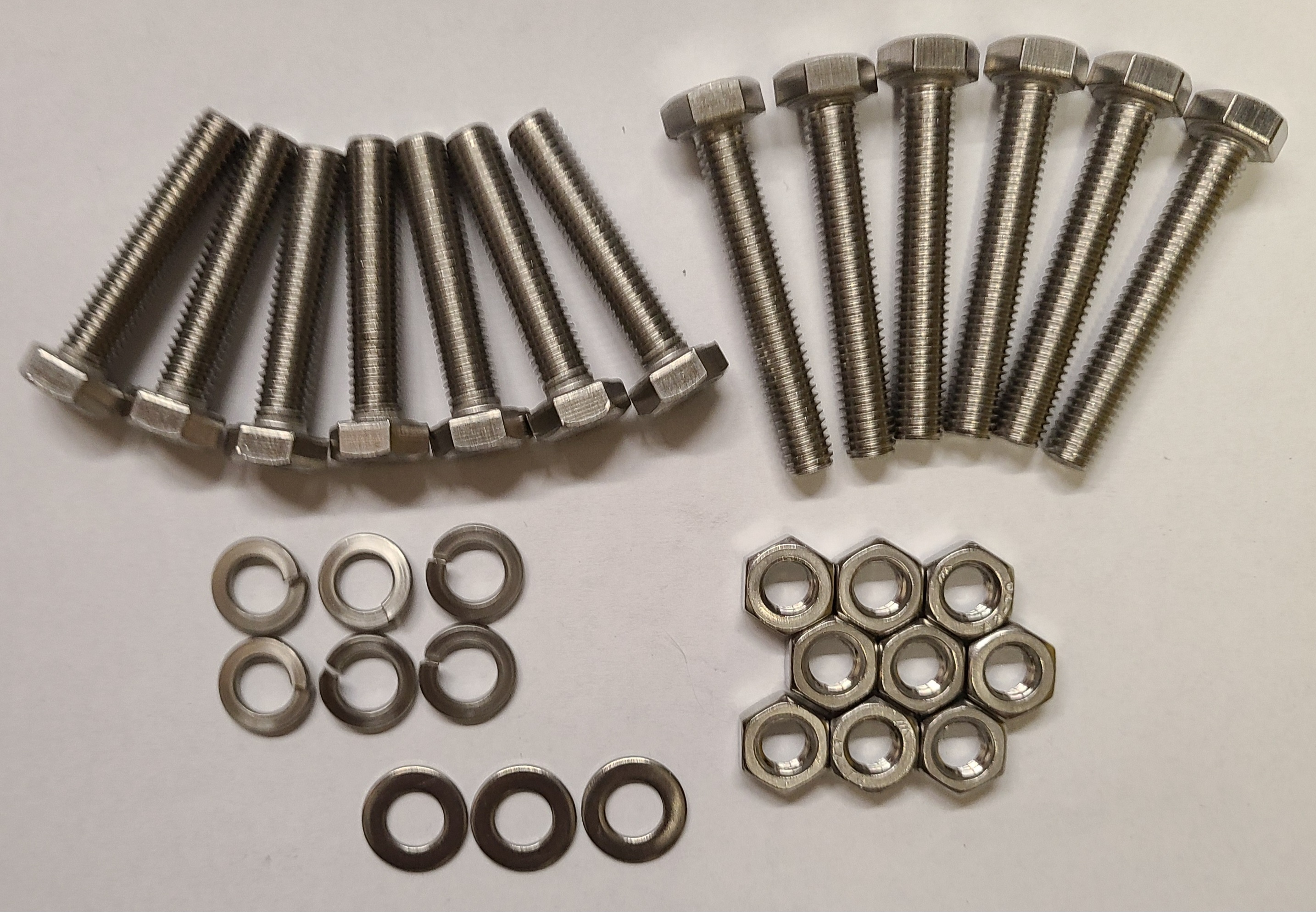 Stainless Steel Exhaust Nut & Bolt Kit Small Car Performance