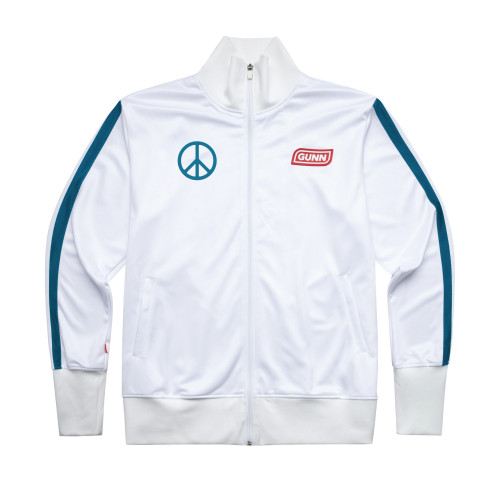 Peace Love Tennis Jacket - White
