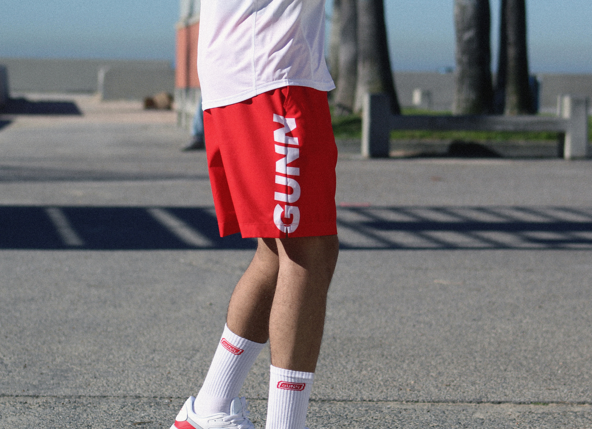 M supreme logo appliqu water short - 水着・ラッシュガード