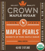 Crown Maple® Organic Maple Pearls®, Nuggets of Pure Maple Sugar, 4.5oz