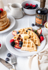 pancakes and syrup