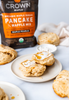 Crown Maple® Pancake Breakfast with Organic Maple Sugar Pancake Mix 16 oz in Royal Treatment Box with Bourbon Barrel Aged Organic Maple Syrup 250mL (8.5 FL OZ)