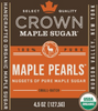 front label of maple pearls