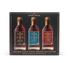Front of Organic maple infused three bottle trio of the 250 ml bottles