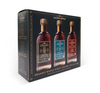 Side of Organic maple infused three bottle trio of the 250 ml bottles
