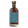 Madagascar Vanilla Infused organic maple syrup 250ML bottle, front label view, for more info check product description