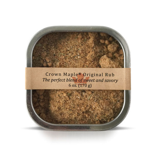 Crown Maple Original Spiced Rub delivers a perfect blend of tantalizing sweet & savory to elevate your favorite meats, seafood, burgers, vegetables, and dips. We start with our signature Crown Maple sugar to deliver mouth-watering caramelization and elevate it further with black pepper, salt, garlic powder, onion powder, Spanish paprika and thyme.
Blend into sour cream, mayonnaise or yogurt to create your own signature dip and topping.
This product is produced and packed in a facility and on equipment that processes milk, egg, fish, crustacean shellfish, tree nuts, wheat, peanuts, and soy. Crown Maple Original Spiced Rub delivers a perfect blend of tantalizing sweet & savory to elevate your favorite meats, seafood, burgers, vegetables, and dips. We start with our signature Crown Maple sugar to deliver mouth-watering caramelization and elevate it further with black pepper, salt, garlic powder, onion powder, Spanish paprika and thyme.
Blend into sour cream, mayonnaise or yogurt to create your own signature dip and topping.
This product is produced and packed in a facility and on equipment that processes milk, egg, fish, crustacean shellfish, tree nuts, wheat, peanuts, and soy.