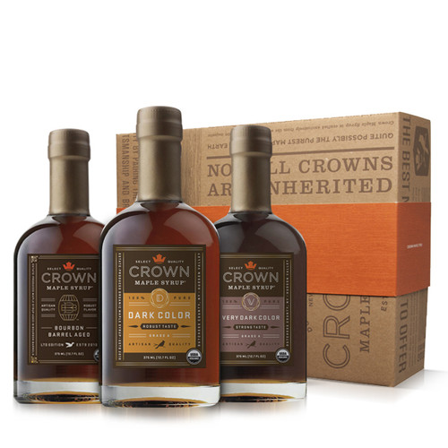 Crown Maple® Deluxe Trio Collection in Royal Treatment Box 375ML (12.7