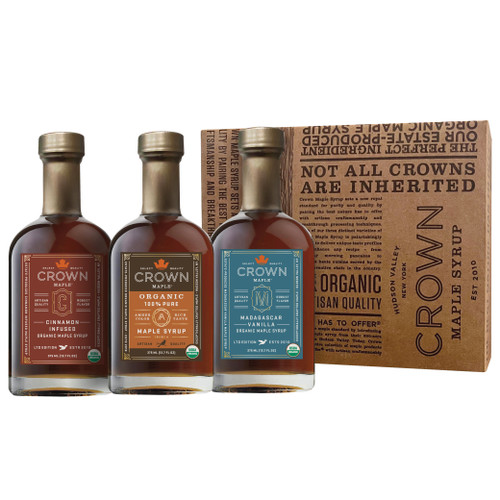  Premium Trio Collection in Royal Treatment Box 375ML (12.7 FL OZ) Featuring Amber Color Rich Taste, Cinnamon Infused & Madagascar Vanilla Infused