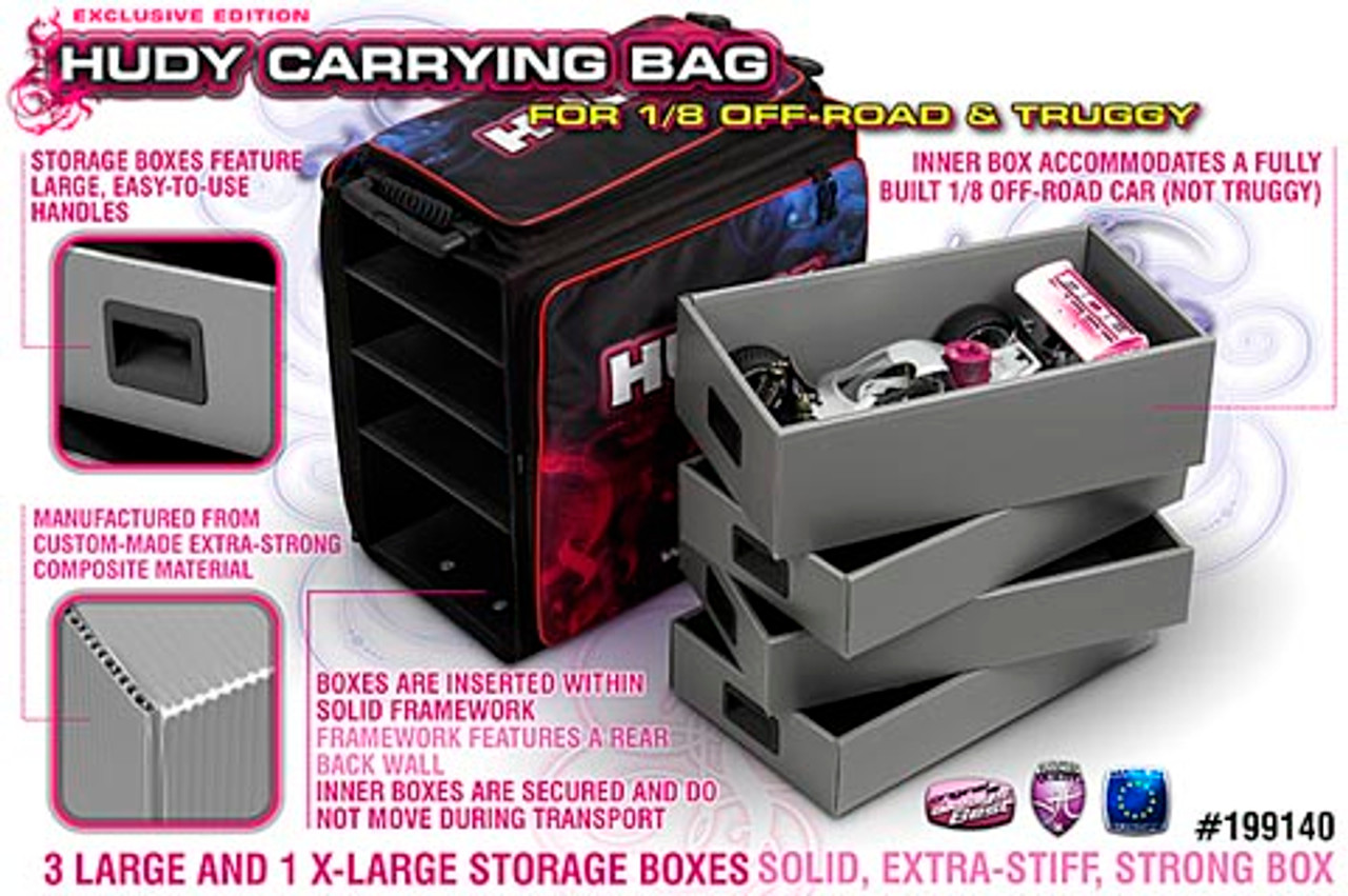 バッグ HUDY 1/8 Off-Road & Truggy Carrying Bag Hudy 1:8 Off-Road & Truggy Carrying Bag + Tool Bag