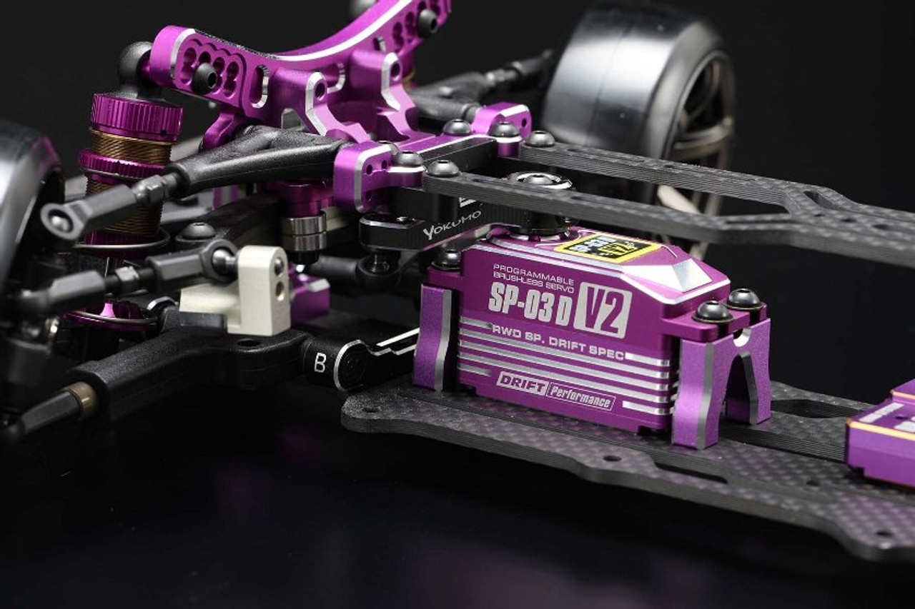 ビール　 YD2sx2R Rフルオプション purple YOKOMO Aluminum Special Motor Mount (Purple) for DP-YD2S (Y2