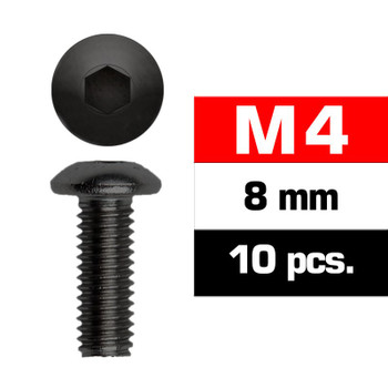M4x8mm BUTTON HEAD SCREWS (10 pcs)