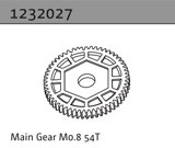 1:10 Aero-X/STiX/SupraSlide » Hauptzahnrad M0.8 54T