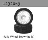 1:10 Aero-X/STiX/SupraSlide » Rally Wheel Set white (4)