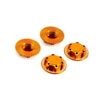 ULTIMATE CLOSED END WHEEL NUT v2 ORANGE (4pcs)