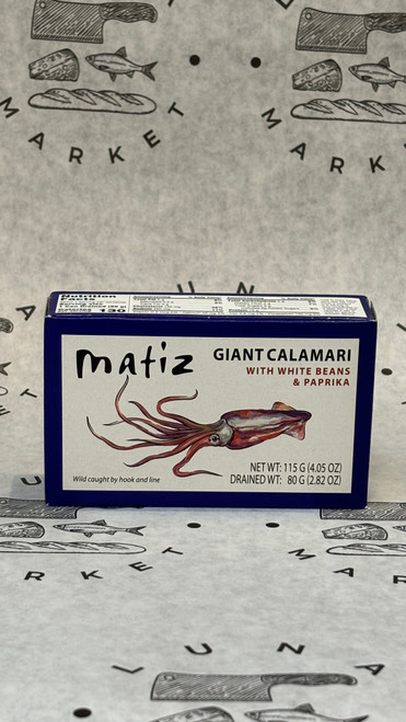 Giant Calamari with White Beans & Paprika