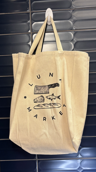 Luna Market Canvas Tote Bag