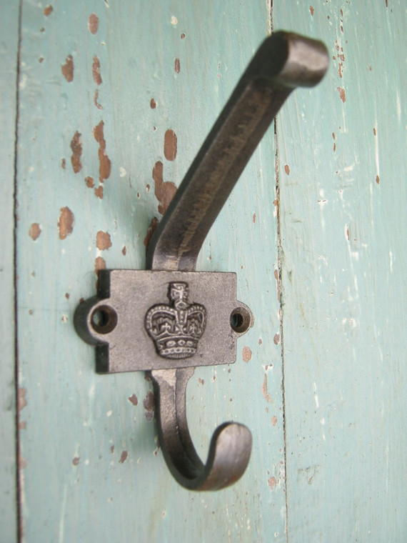 Coat Hook Crown Cast Iron 