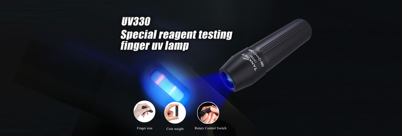 TANK007 UV03 365 nm Portable AAA Battery Powered UV Flashlight - TANK007  ONLINE SPECIALITY STORE