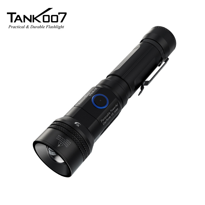 professional black light flashlight UVA70 365nm ultraviolet black light flashlight, professional-grade uniform  ultraviolet light, suitable for industrial non-destructive