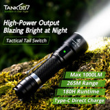KC15 High power USB rechargeable Multi-mode Outdoor flashlight