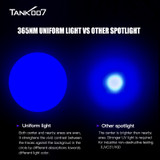 Tank007 CI02V2 Forensic 365nm uniform light CSI torchlight even blacklight torch 365 nm multi wavelength LED UV flashlight CI02V2 KIT PRO